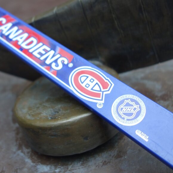 Montreal Canadiens Sherwood Made in U.S.A. Mini Plastic Hockey Stick - Picture 5 of 12